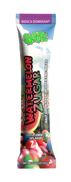 1pk Infused Preroll Watermelon Zugar Sativa