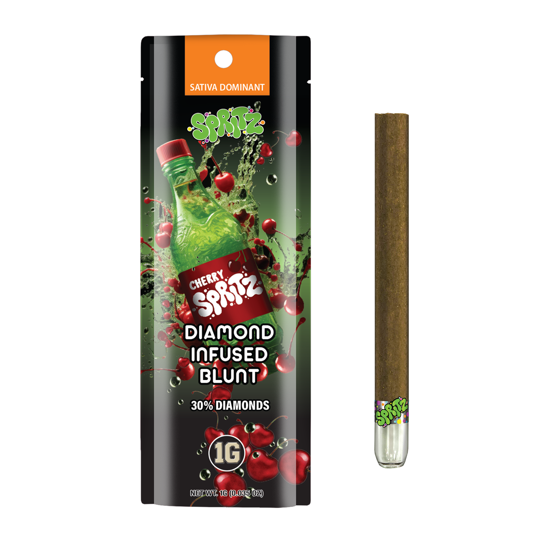 Spritz 1g Infused Blunt Cherry Spritz Sativa