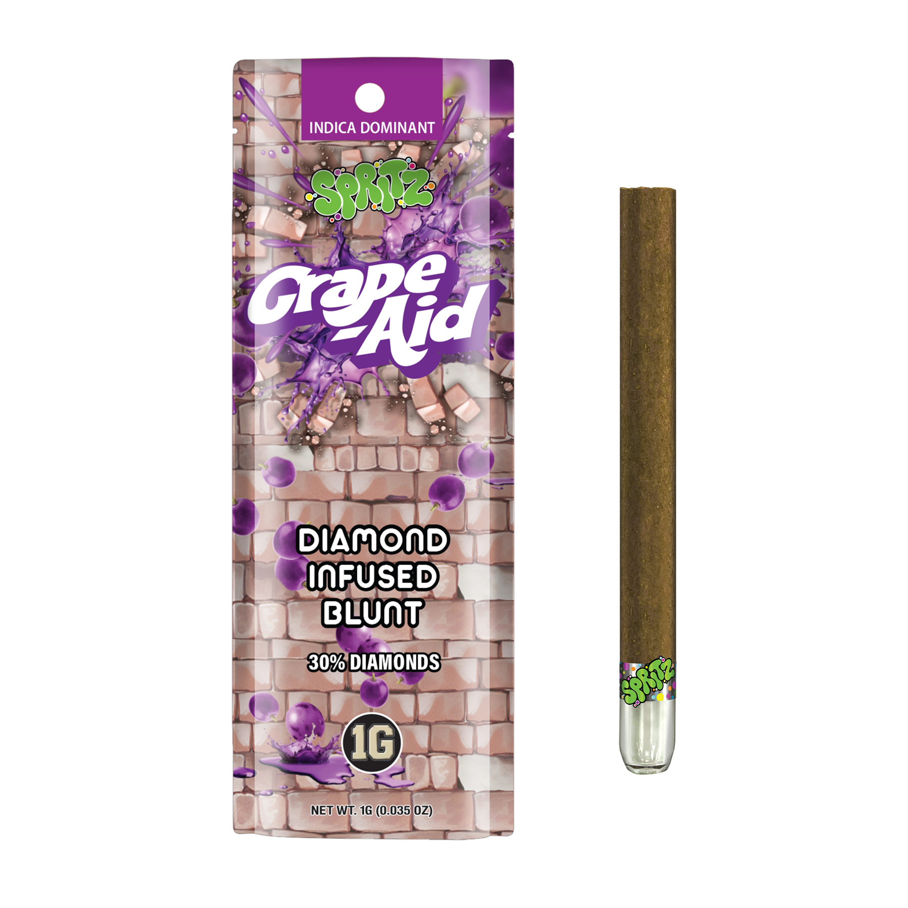 Spritz 1g Infused Blunt Grape-Aid Indica