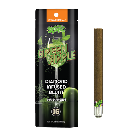 Spritz 1g Infused Blunt Green Apple Sativa