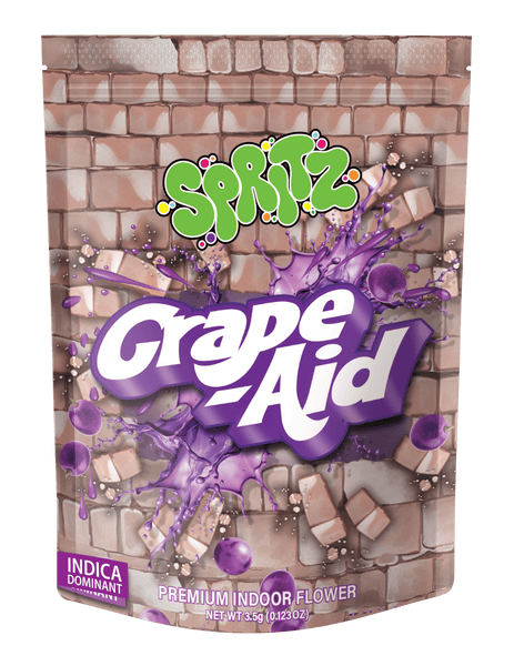 Grape-Aid Flower – Relaxing, Sweet & Soothing Indica – Spritz