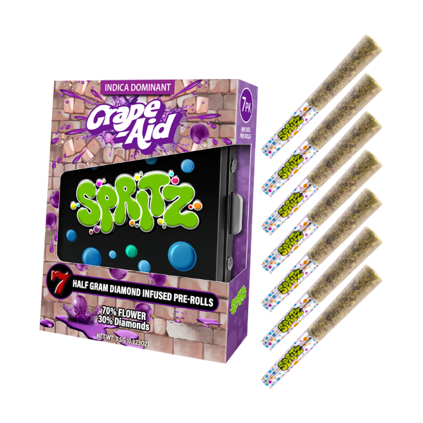 7pk Infused Preroll Grape-Aid Indica