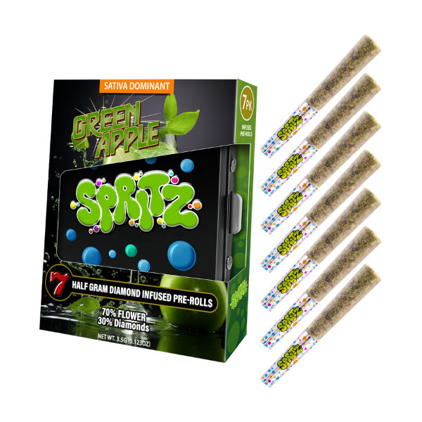 7pk Infused Preroll Green Apple Sativa
