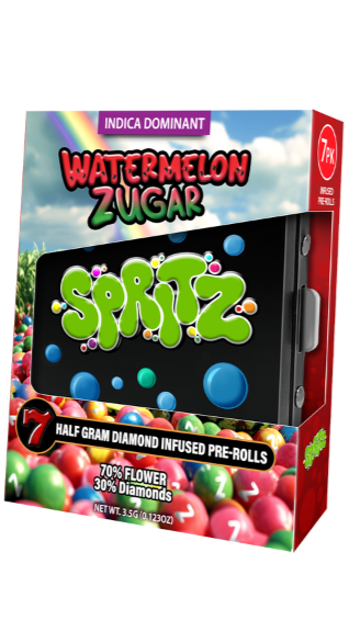 7pk Infused Preroll Watermelon Zugar Sativa